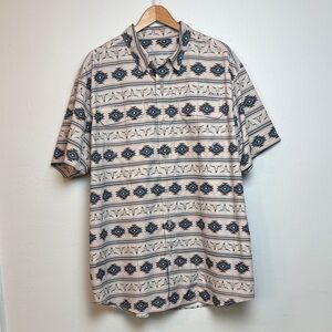 Ariat Ventek Outbound Men’s Classic Fit French Oak Short Sleeve Shirt Aztec XL